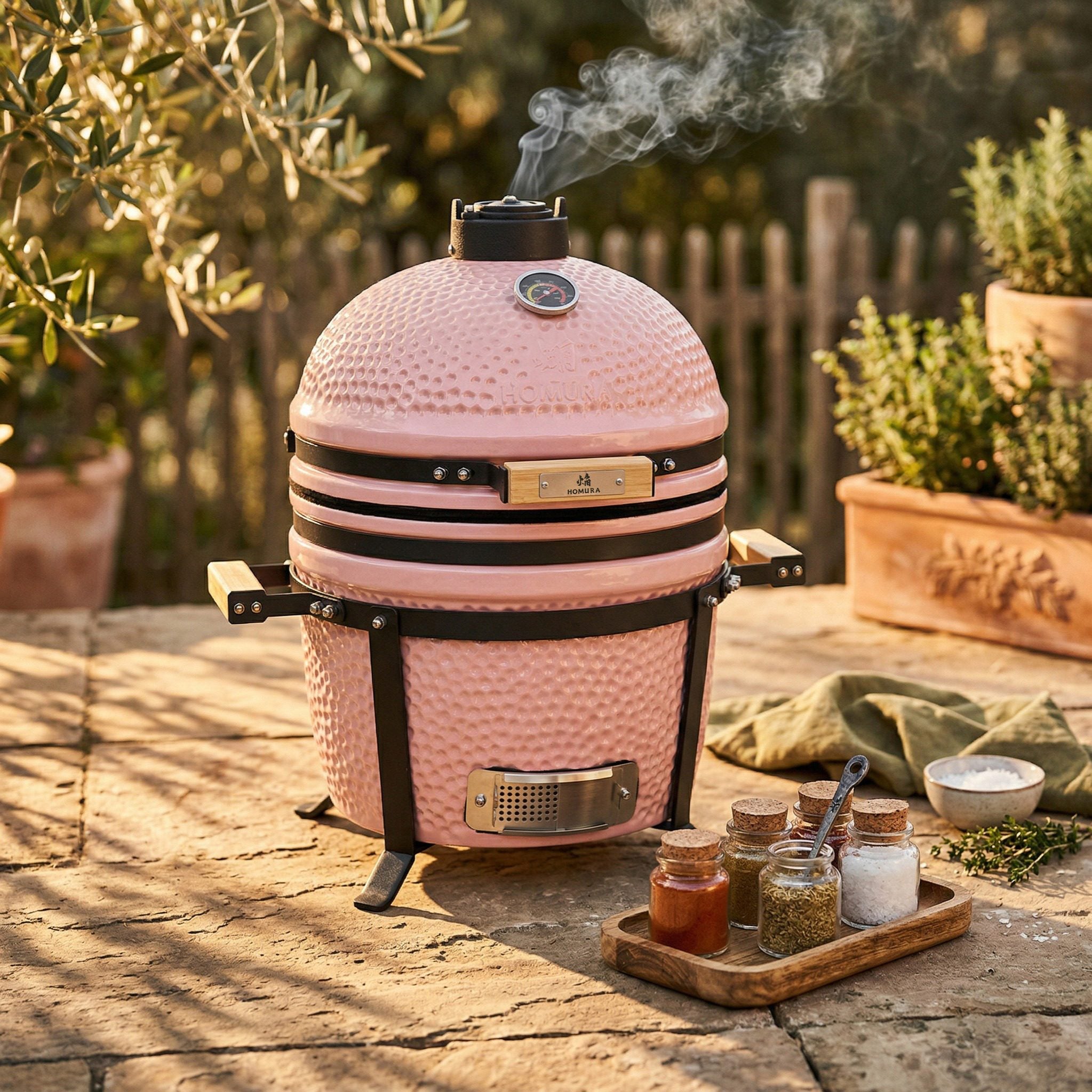 Kamado HOMURA : Modèle compact - Rose